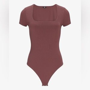 Express Square Neck Body Contour Bodysuit